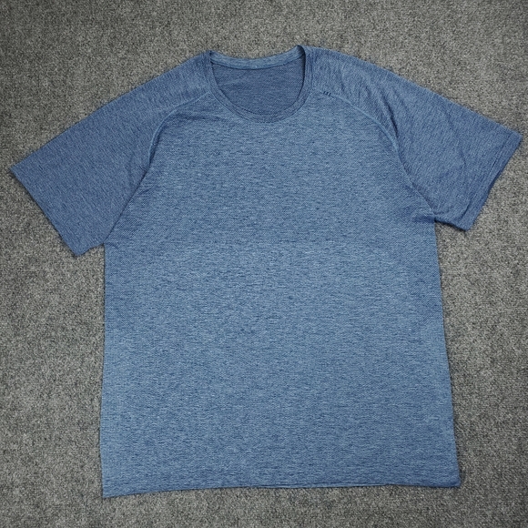 Lululemon Metal Vent Tech SS 2.0 T Shirt Mens 2XL XXL Gym Workout Active Blue - Picture 1 of 10